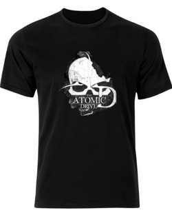 Camiseta The Atomic Drive Logo Esfumaçado