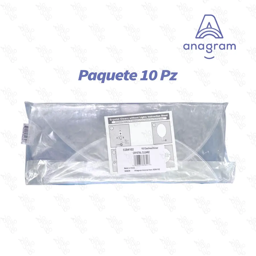 burbuja anagram paquete 10 piezas