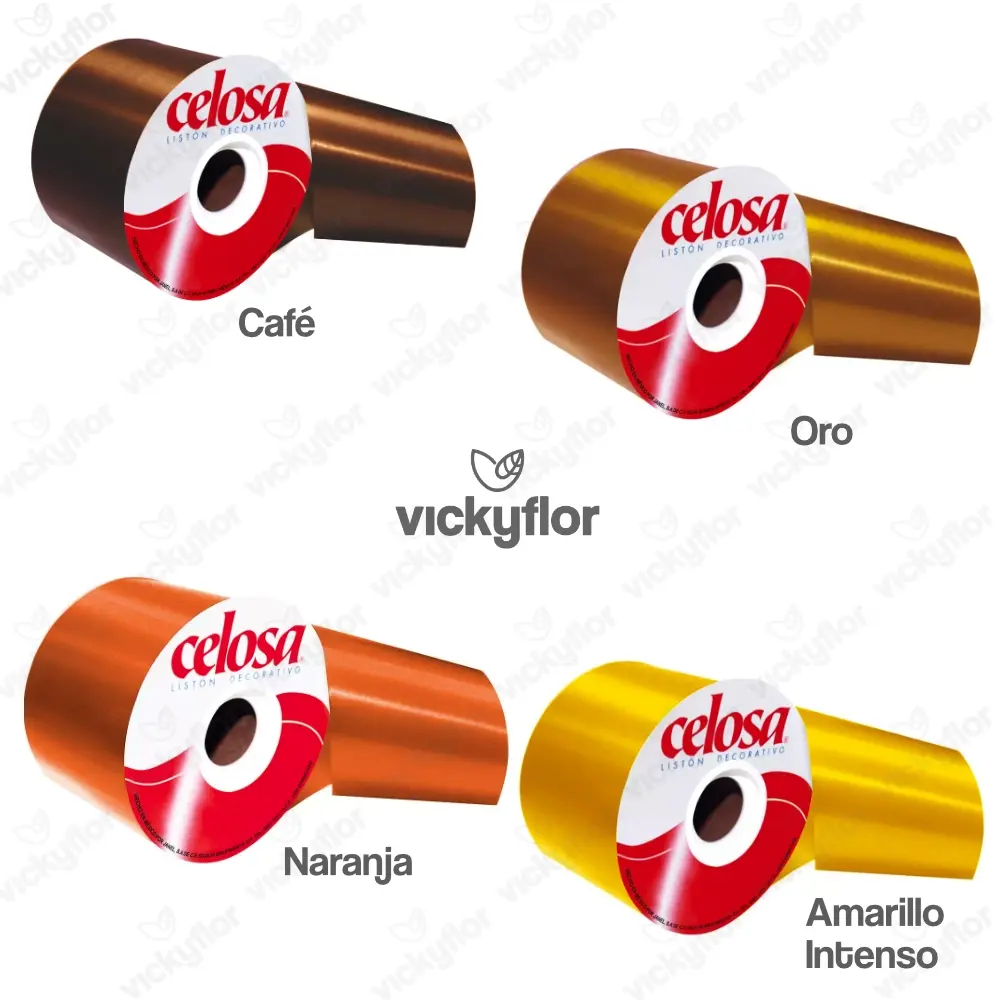 celosa super moño oro