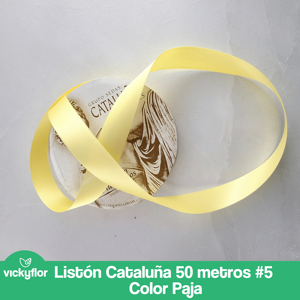 Miniatura: rollo listón cataluña color paja