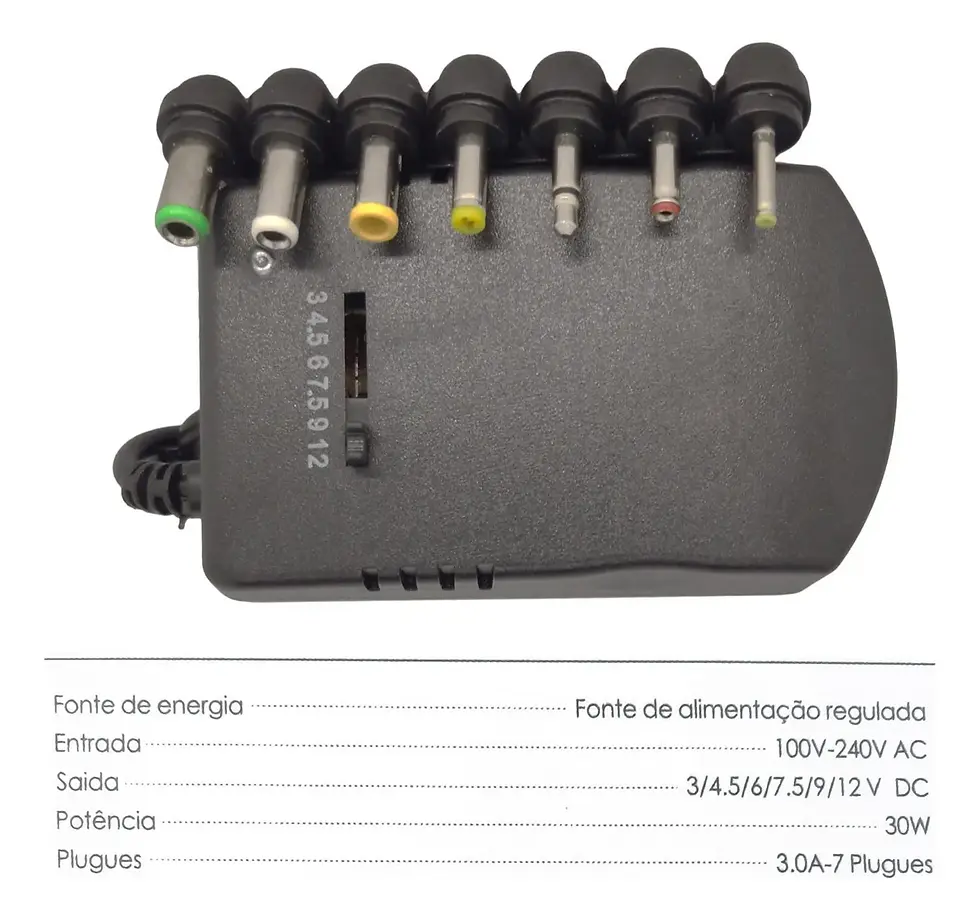 Miniatura: CARGADOR UNIVERSAL REGULABLE