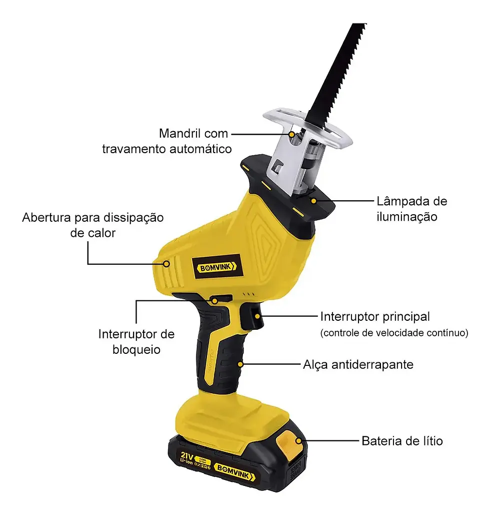 Miniatura: Sierra Sable Inalambrica 12v