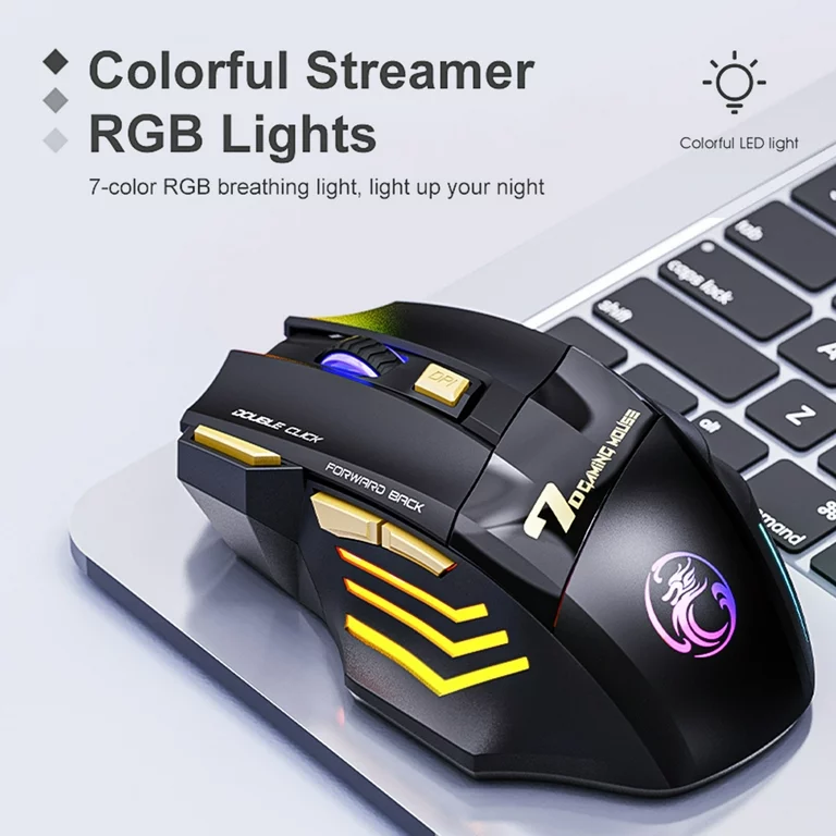 MOUSE INALAMBRICO GAMER GW-X7 IMICE | Zhasam Accessories