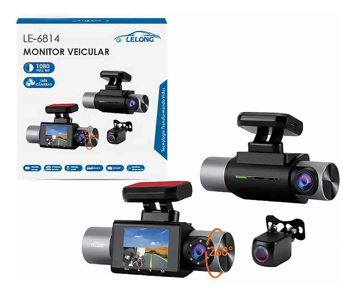 DASH CAM MONITOR VEHICULAR