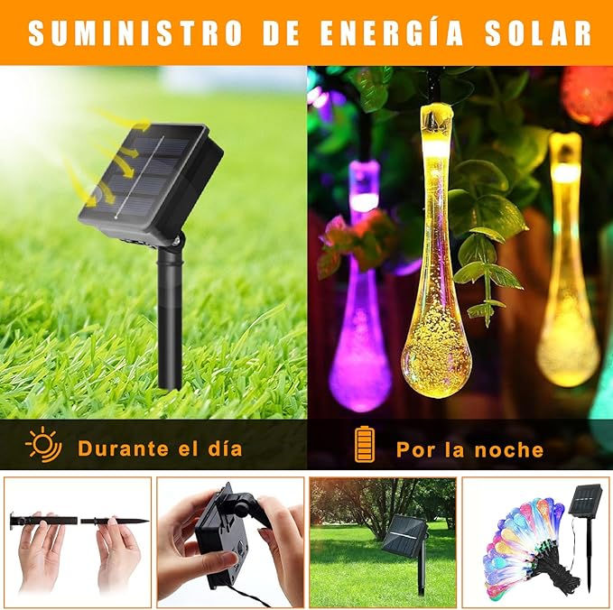 Miniatura: SERIE SOLAR 5M GOTAS DE AGUA