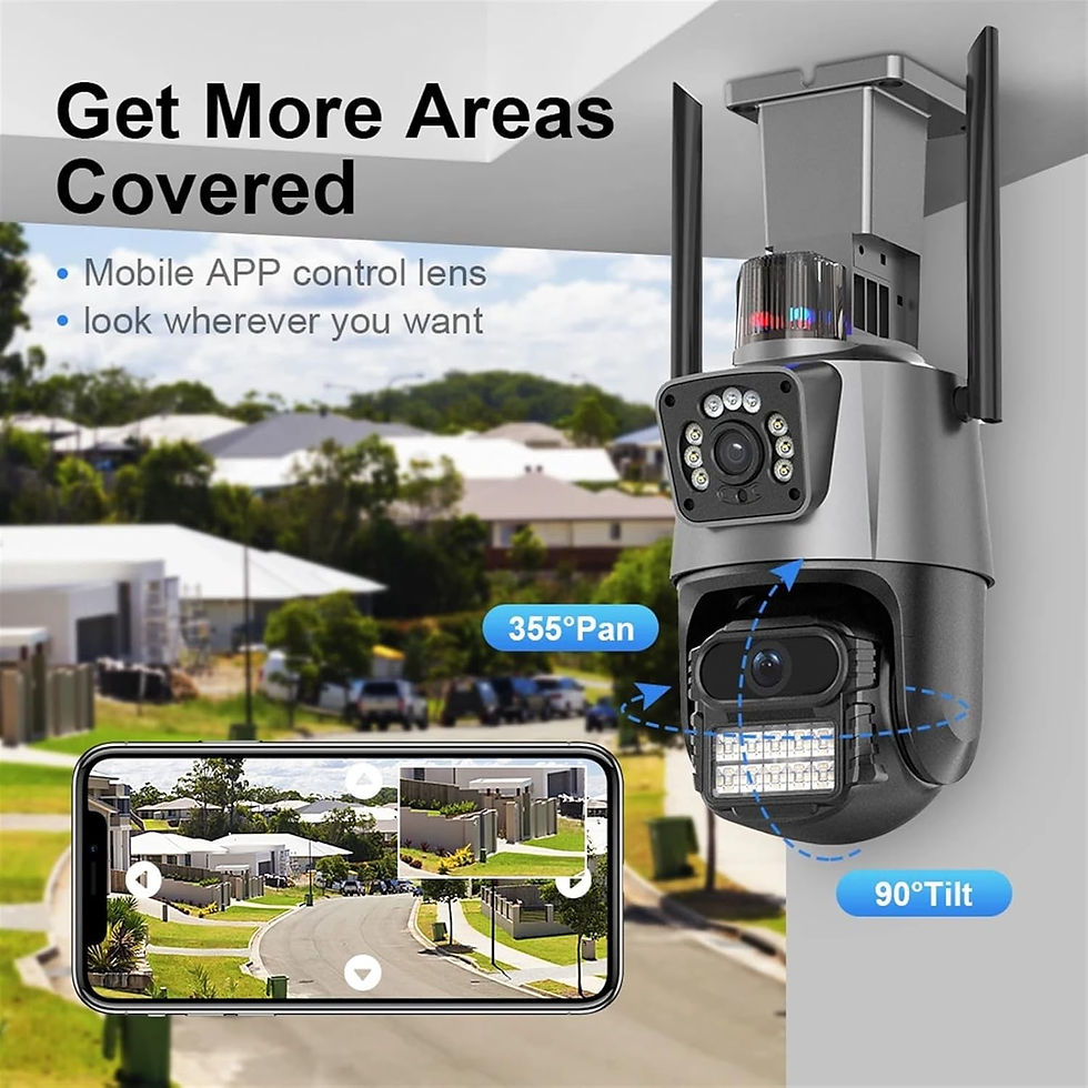 Miniatura: Cámaras de seguridad para el hogar Cámara IP 4K De 8MP, Lente Dual, Pantalla Dua