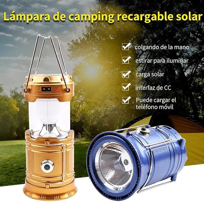 Miniatura: Lámpara LED para Acampar Linterna