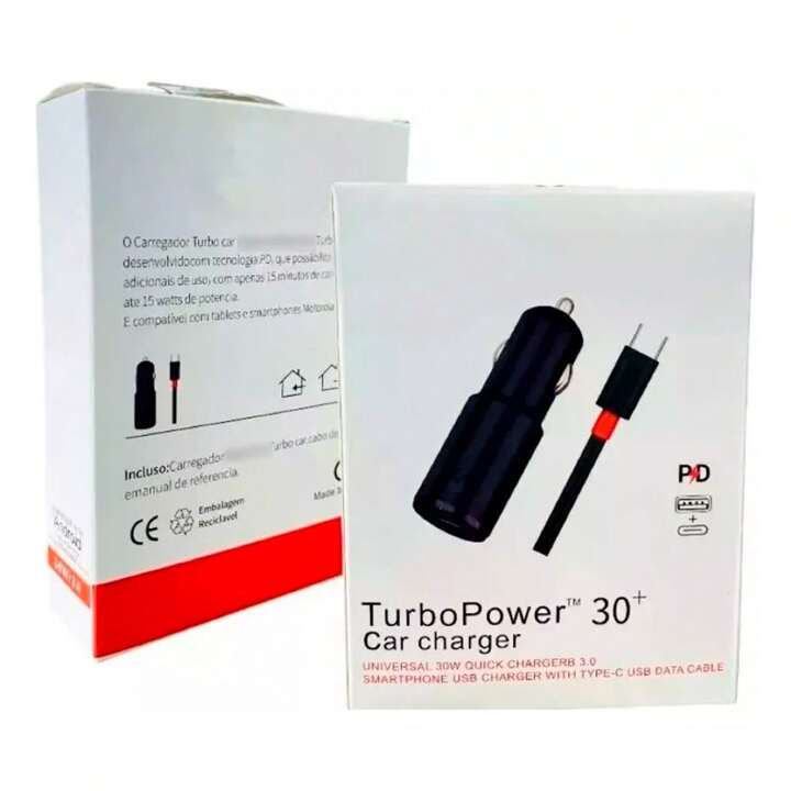 Cargador Motorola C a C  25 W  para carro