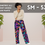 Thumbnail: Neon Geometric Wide-Leg Unisex Pants – Sizes 2XS to 6XL