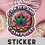 Thumbnail: Glazed & Confused Donut 420 Sticker - Available in 3 sizes - 3", 4" or 5"