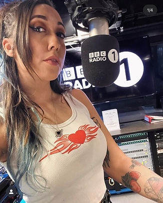 Radio 1 DJ Alyx Holcombe