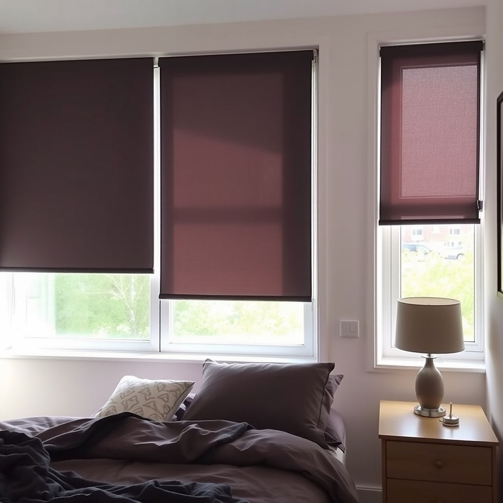 Full View of Roller Shade Gaps