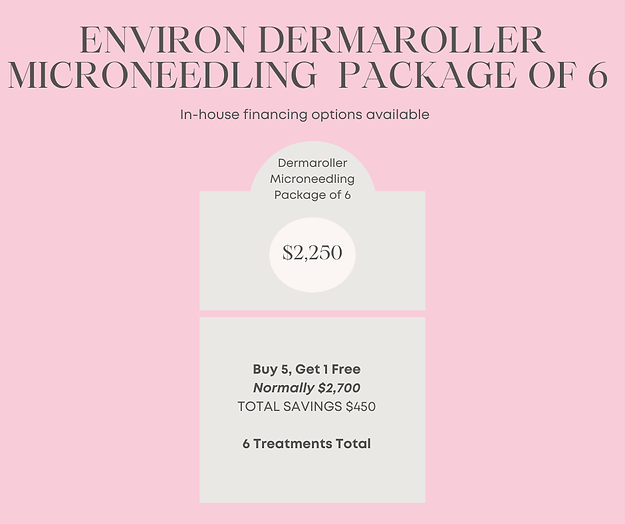Dermaroller Microneedling - Package of 6
