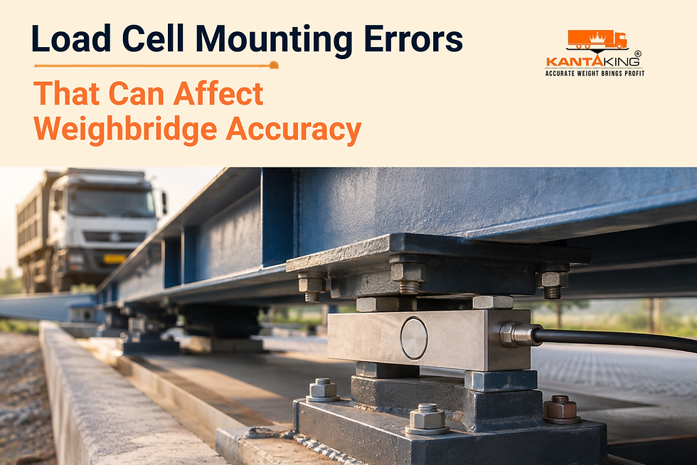 Load Cell Mounting Errors That Can Affect Weighbridge Accuracy