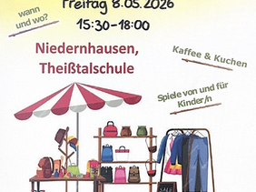Flohmarkt an der Theißtalschule – Kommt vorbei!