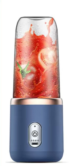 Thumbnail: 6blade Portable Blender Mini Juicer Cup Extractor Smoothie USB Charging Fruit