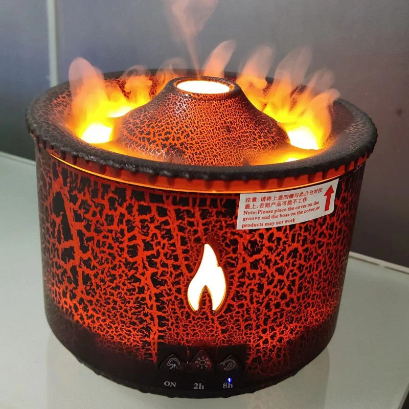 Thumbnail: New Creative Ultrasonic Essential Oil Humidifier Volcano Aromatherapy Machine