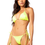 Thumbnail: Tulum Neon Yellow Bikini Top