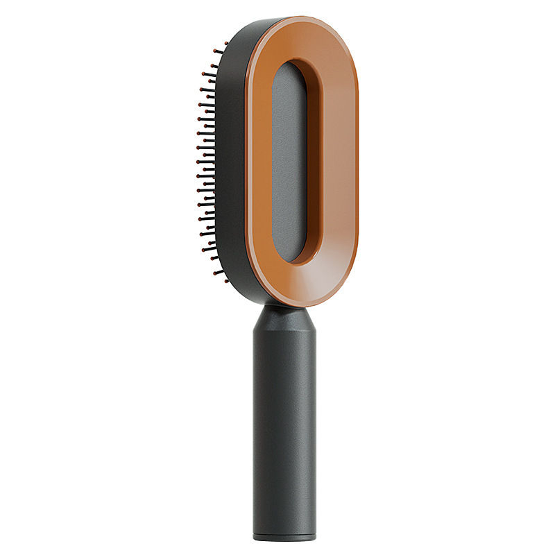 Thumbnail: Self Cleaning Hair Brush For Women One-key Cleaning Hair Loss Airbag Massage