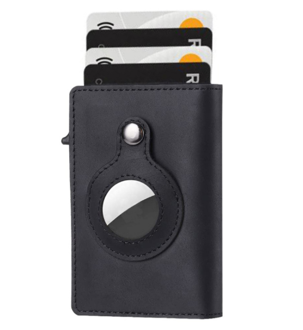 Thumbnail: AirTag Wallet Anti Theft Bullet Card Bag Multi-functional Rfid Card Holder