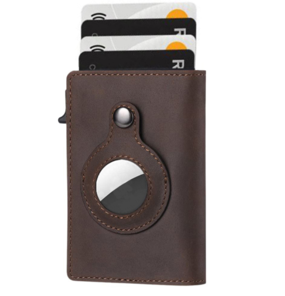 Thumbnail: AirTag Wallet Anti Theft Bullet Card Bag Multi-functional Rfid Card Holder