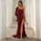 Thumbnail: Tiana One Shoulder High Slit Gown