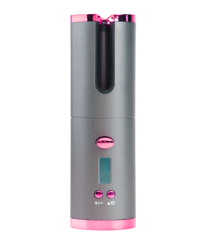 Thumbnail: Rechargeable Automatic Hair Curler Portable LCD Display Ceramic Rotating Wave