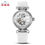 Thumbnail: Women's Watch Leather Strap Waterproof Automatic Full Hollow Mechanical Watch