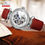 Thumbnail: Women's Watch Leather Strap Waterproof Automatic Full Hollow Mechanical Watch