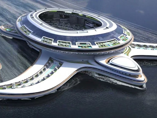 Pangeos Terayacht, A Floating City. Saudi has been chosen for the construction work
