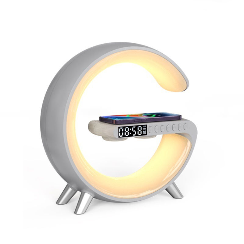 Thumbnail: New Intelligent LED Lamp Bluetooth Speaker Charger Atmosphere App Control