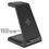 Thumbnail: 3 In 1 Fast Charging Station Wireless Charger Stand Wireless Quick Charge Dock