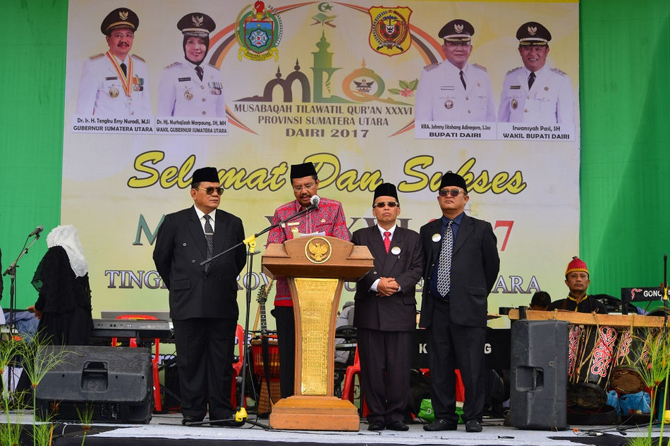 MTQ Tingkat Provinsi Sumatera Utara Tahun 2017 di Kabupaten Dairi, Gubernur Sumatera Utara : MTQ Buk