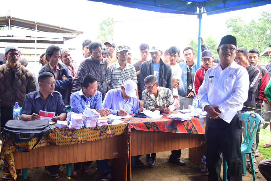 Wakil Bupati Dairi Pantau Pelaksanaan Pilkades Serentak Kabupaten Dairi