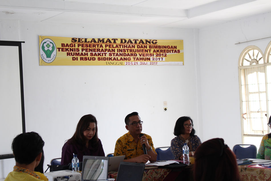 Pelatihan dan Bimtek Penerapan Instrument Akreditas Rumah Sakit Versi 2012
