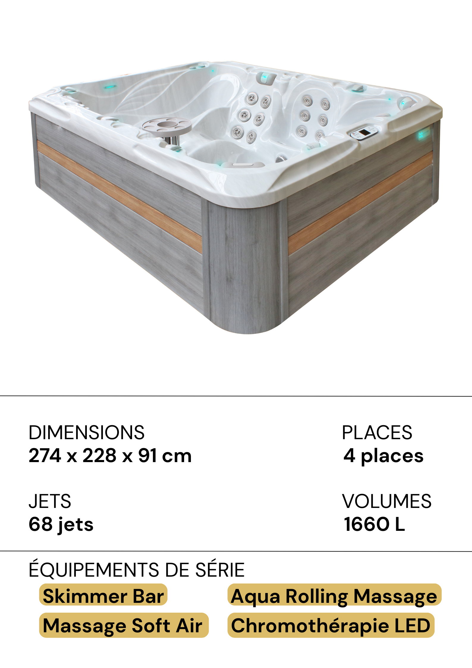 spa 4 places : Spa Desire