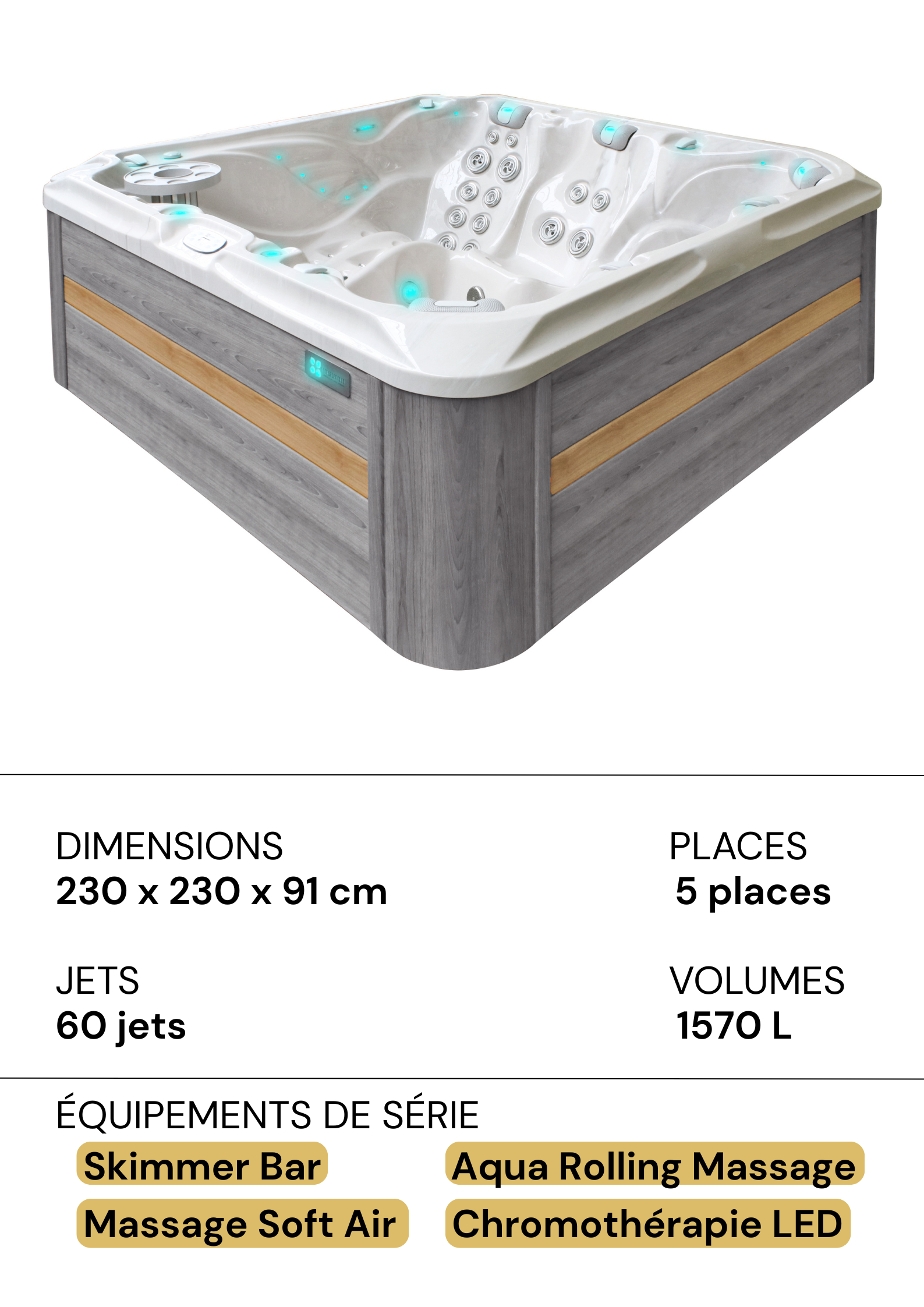 spa 5 places : Spa Admire
