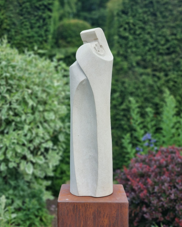 'Grace', 24" -
2025, Portland stone - Jan Bruce Sculpture