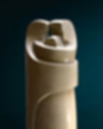 'Family', 23" 2024, Portland stone - Jan Bruce Sculpture