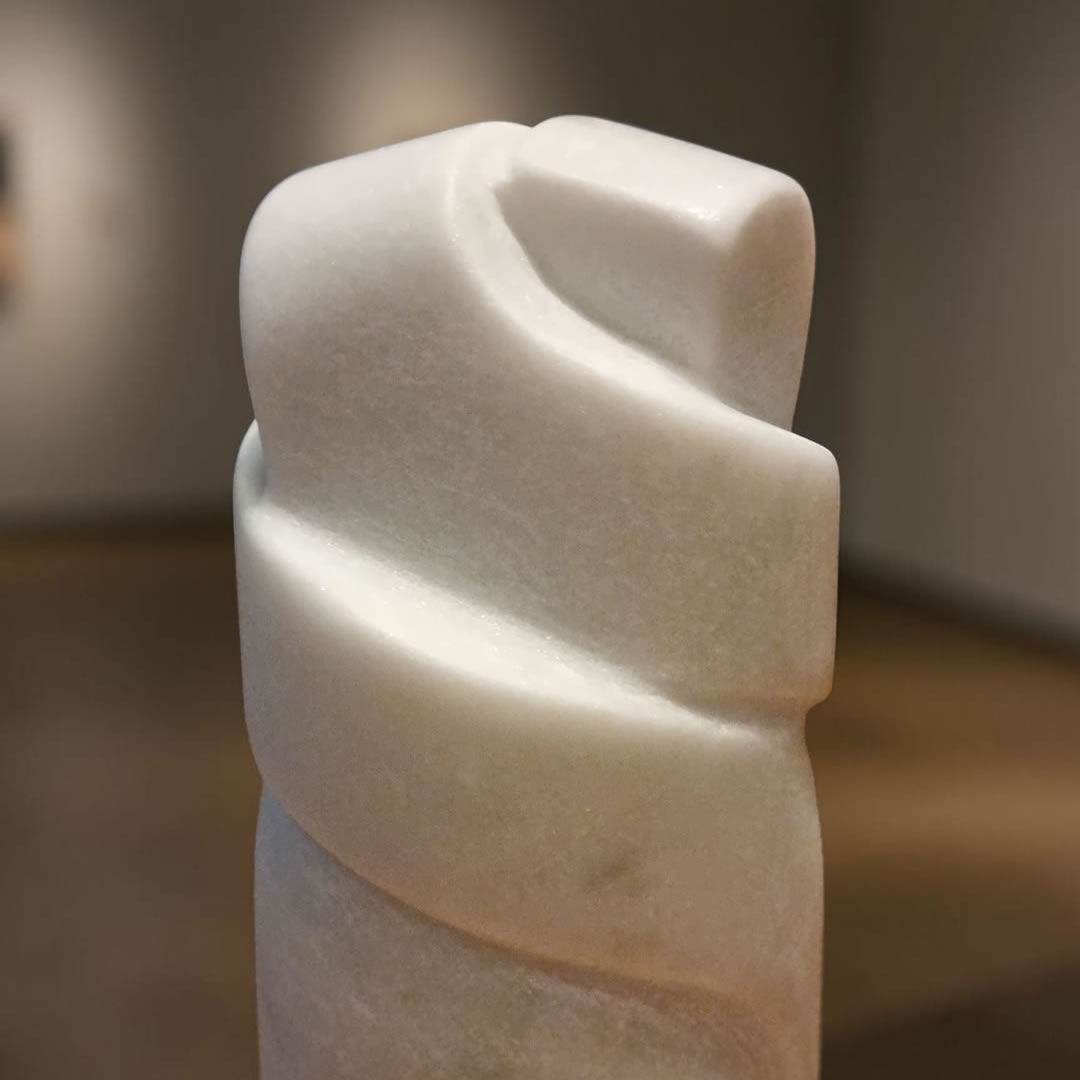'Small Hug - Carrara Edition', Carrara Marble - Jan Bruce Sculpture