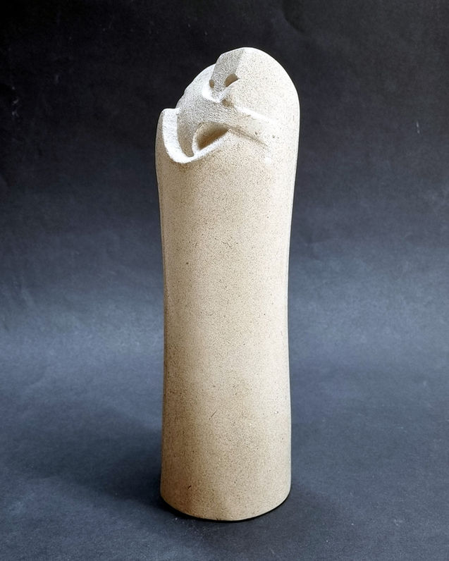 'Safe', 8" -
2025, Portland stone - Jan Bruce Sculpture