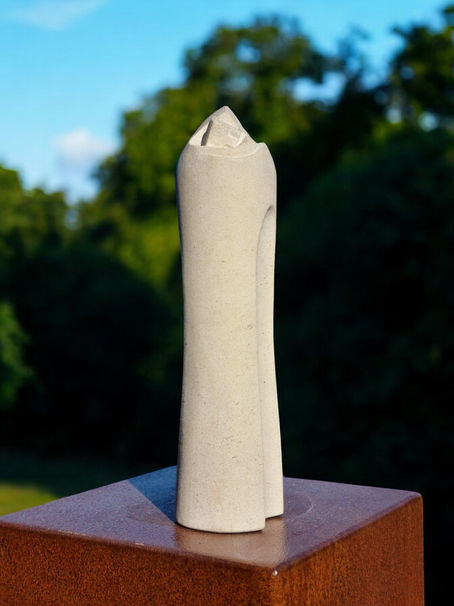 'Safe', 12" -
2024, Portland stone - Jan Bruce Sculpture