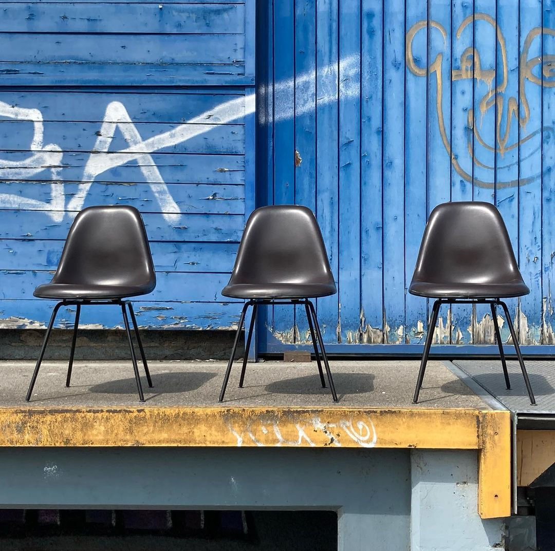 Pair of Eames Side Chairs for Hermann Miller, 1970s