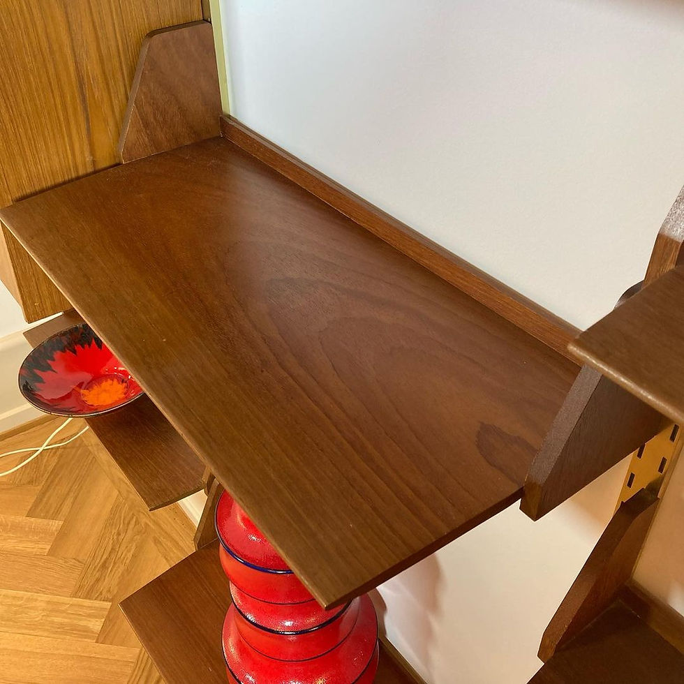 Miniaturbild: Dieter Reinhold Teak Wall Unit, Germany 1960s