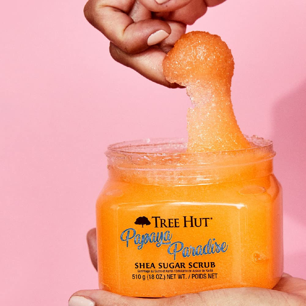 TREE HUT PAPAYA PARADISE SHEA SUGAR SCRUB