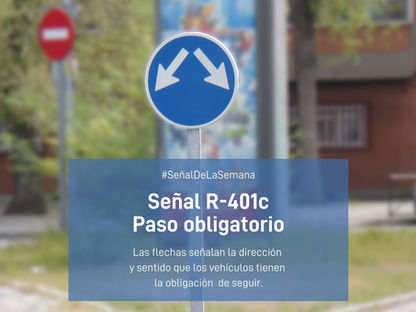 La señal R-401c, una encrucijada que está haciendo suspender a miles en el examen teórico de la DGT