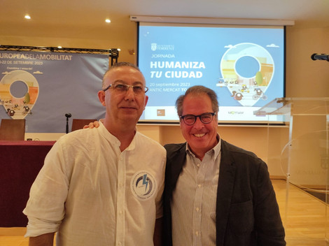 Nuestro director con Gregorio Serrano