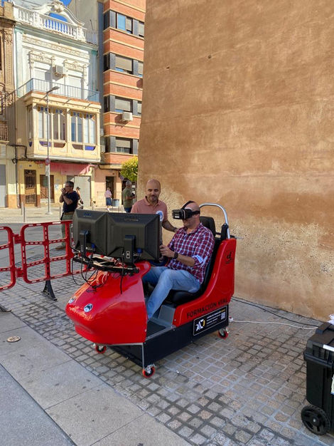 Simulador de conducción VR en calle, Seguridad Vial - Iberostar (Andalucía)