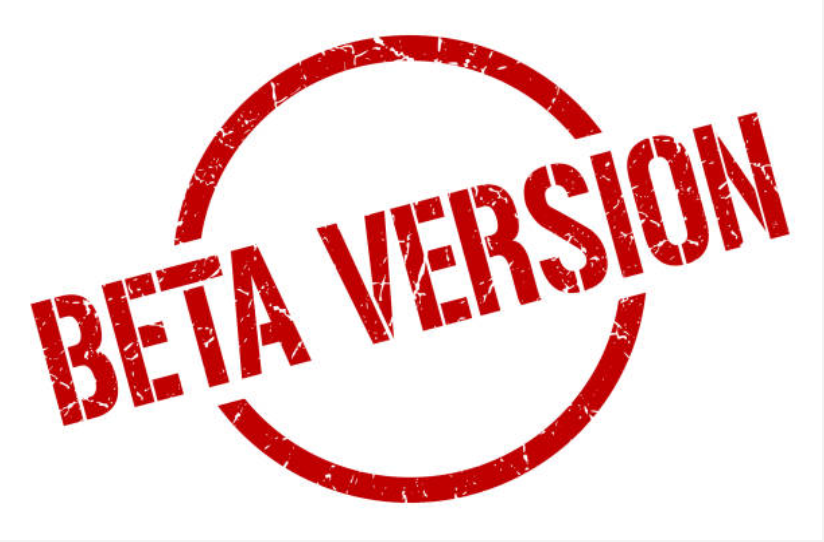 versão beta