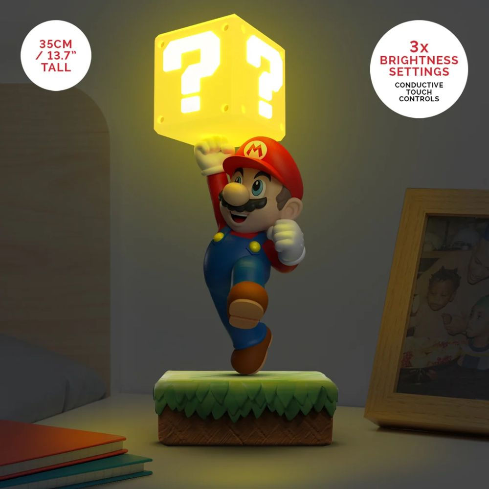 Diorama Lampe 35cm - Super Mario